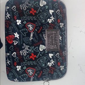 Coach laptop case